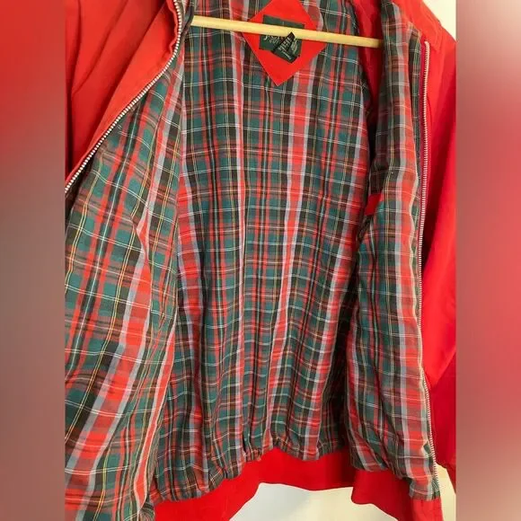 Vintage J Crew Windbreaker Bomber Jacket Unisex Sz 42